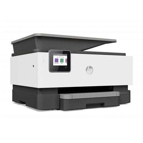 HP officejet pro 9010, A4, print/scan/copy/fax, print 22/18ppm, 1200x1200dpi, scan 1200dpi, duplex/adf, 2.65 touch lcd, usb/lan/wifi (3UK83B) all-in-one &amp;scaron;tampač Slike