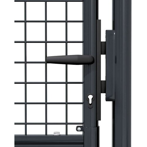  Mrežasta vrtna vrata pocinkano jeklo 100x250 cm siva Cene