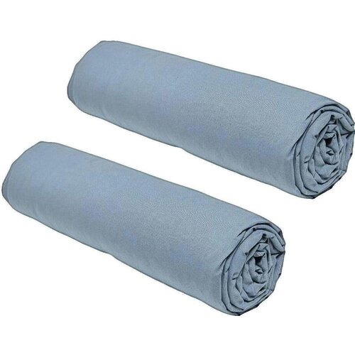 Today Jogi rjuhe Draps housse Essential lot de 2 bleu denim Modra Cene