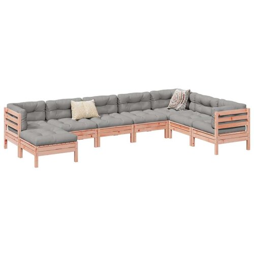  8-dijelni set vrtnih sofa s jastucima masivno drvo duglazije Cijene