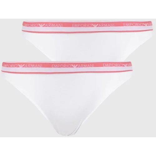 Emporio Armani Underwear Spodnjice 2-pack bela barva