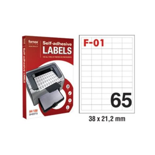  NALJEPNICA 38×21,2 FORNAX F-01 ,100/1 Cijene