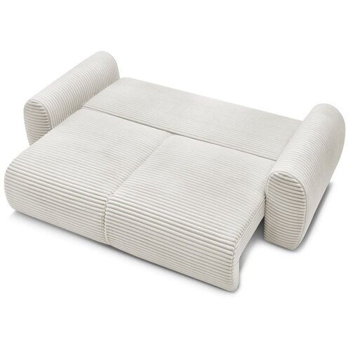 Bobochic Paris Krem sklopiva sofa od samta 257 cm Lucien &amp;ndash; Slike