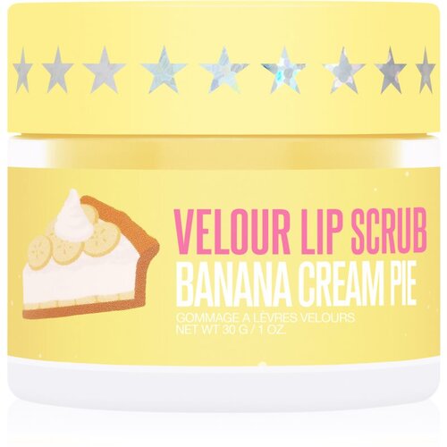 Jeffree Star Cosmetics Banana Fetish Velour Lip Scrub &amp;scaron;ećerni peeling za usne Banana Cream Pie 30 g Slike