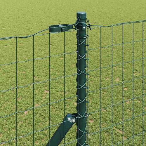 Euro Ograđivanje Ukop 10 x 1,6 m Čelik premazan PVC-om Zelena Slike