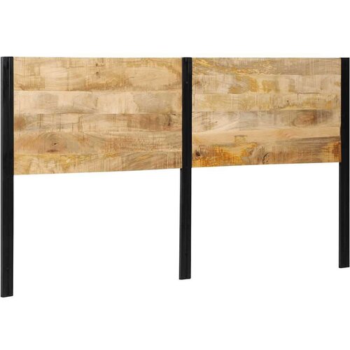 VidaXL uzglavlje 180 cm puno drvo mango i željezo Slike