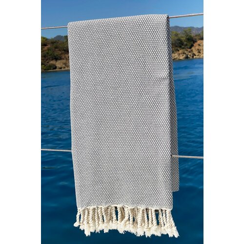  likya - grey grey fouta (beach towel) Cene