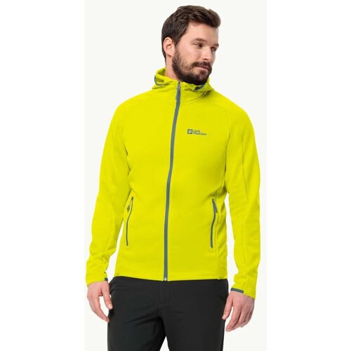 Jack Wolfskin muška jakna sa kapauljačom alpgrat, žuta Cene