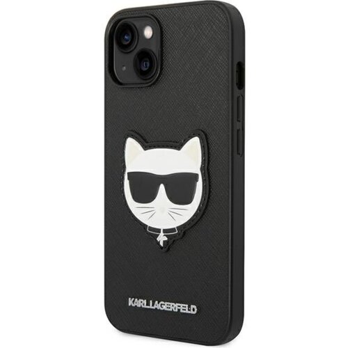 Karl Lagerfeld KLHCP14SSAPCHK za iphone 14 6.1 črna za&amp;scaron;čita - choupette head Slike