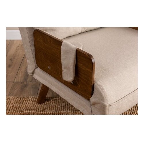 Atelier Del Sofa Fotelja na razvlačenje Cosmo, 190x70x82 cm, Krem Slike