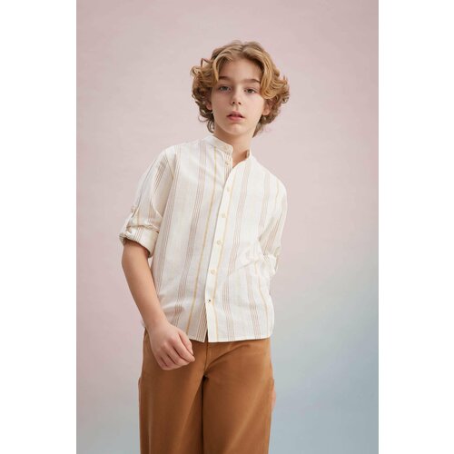 Defacto Boy Regular Fit Stand Collar Long Sleeve Shirt Cene