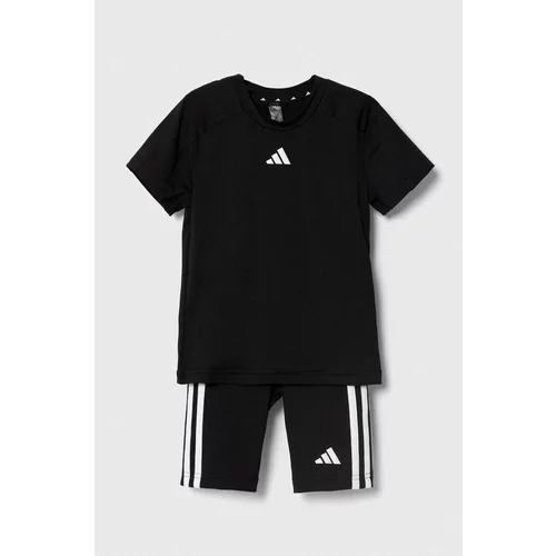 Adidas Otroški komplet črna barva