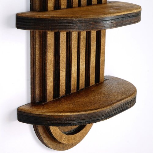 Kalune Design Raf265 walnut wall shelf Slike