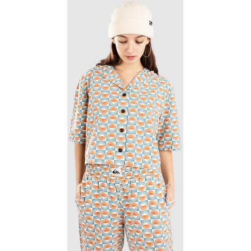 Quiksilver Dad Crop Fit Cotton Srajca brittany blue florever Cene