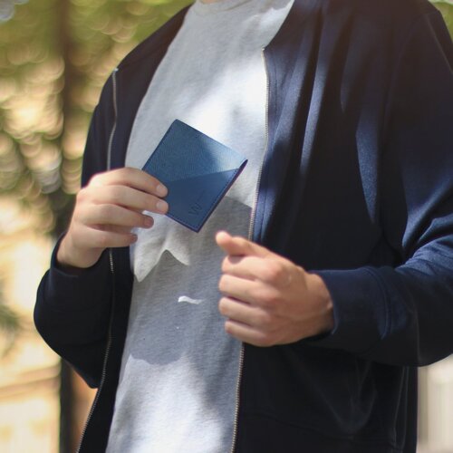 Baggizmo Wiseward Essential novčanik - Noble Blue Slike