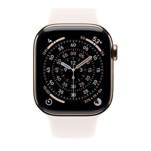 Apple Watch Series 11 GPS + Cellular 46mm Gold Titanium Case with Light Blush Sport Band - M /L Cijene