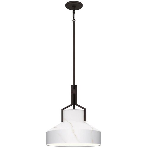  Quoizel QZ-BRECKEN-2P-OZ-ABG - Luster BRECKEN 2xE27, maks. 60 W, 230 V, crna sa dekorom mramora Cene