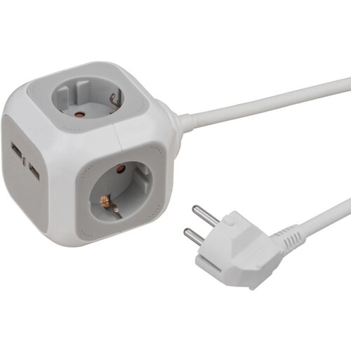 Brennenstuhl USB-Charger 4-fold Socket Cube Slike