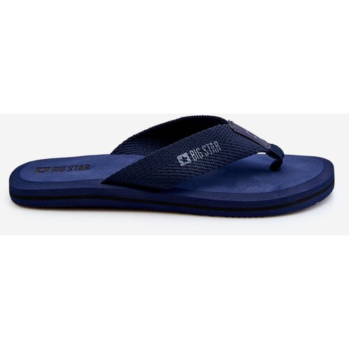 Big Star Men's Foam Flops LL174617 navy blue Slike