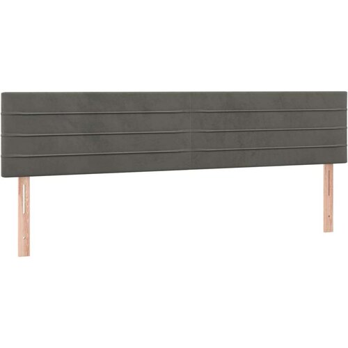  Krevet s oprugama i madracem tamnosivi 200x200 cm bar&amp;scaron;unasti Slike