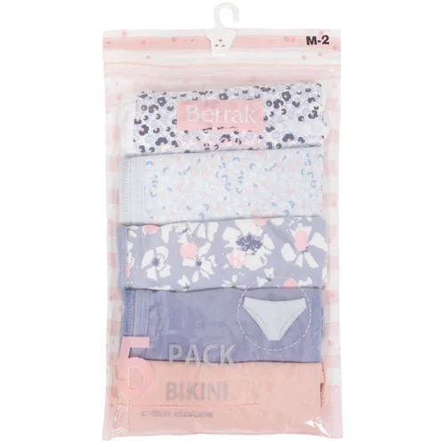 Fashion Hunters Women's pink cotton panties 5-pack