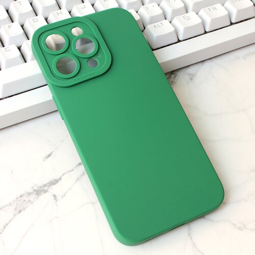 Torbica silikon pro camera za iphone 15 pro max 6.7 tamno zelena Slike