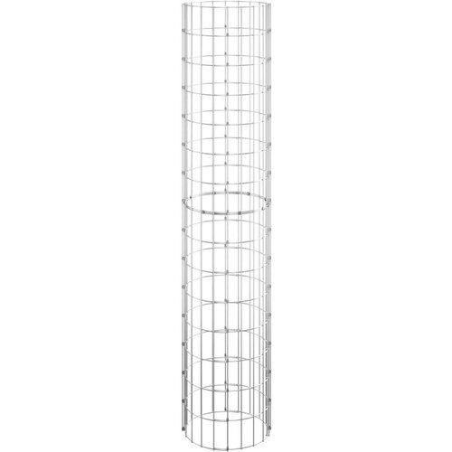  Kružni gabionski stup od pocinčanog čelika &amp;Oslash; 30 x 150 cm Slike