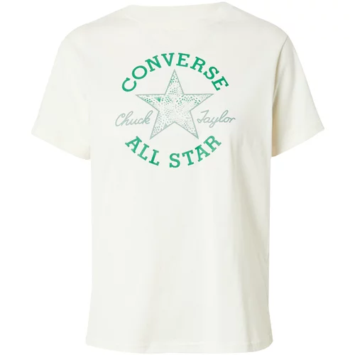 Converse Majica 'CHUCK TAYLOR' svetlo bež / zelena / meta