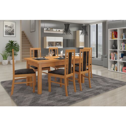 ADRK Blagovaonski set RODOS 59 s 6 stolica i stolom - ALDER Slike