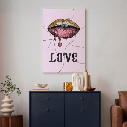  Slika - Liquid Lips (1 Part) Vertical 20x30 Akustična Slike