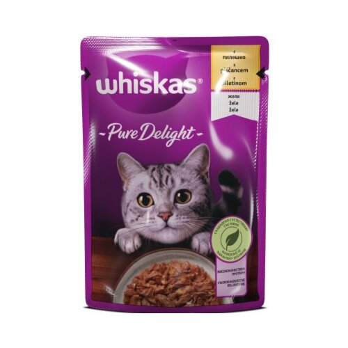 Whiskas hrana za mace pure delight piletina 85G Slike
