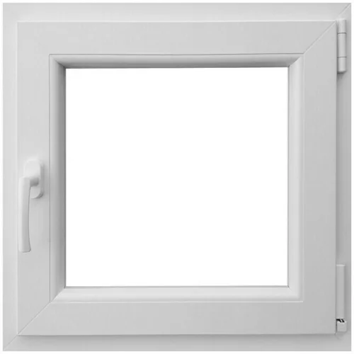 PVC prozor s kvakom (Š x V: 60 x 60 cm, DIN desno, Bijele boje)