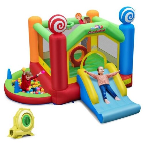  Napuhivi grad s puhalom Candyland Slike