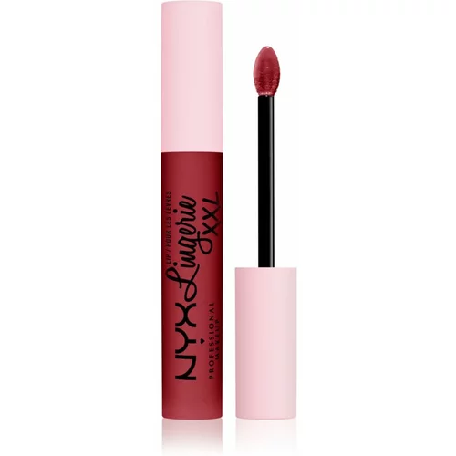 NYX Professional Makeup Lip Lingerie XXL tekući ruž za usne s mat finišom nijansa 23 - Its hotter 4 ml