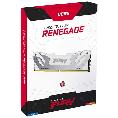 Kingston CUDIMM DDR5 24GB 8400MT/s KF584CU40RW-24 FURY Renegade White XMP Slike