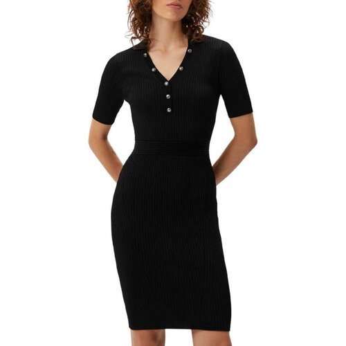 Guess rebrasta polo haljina GW4YK16 Z37K0 jblk Slike