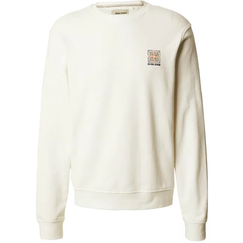 Blend Sweater majica narančasta / crna / bijela