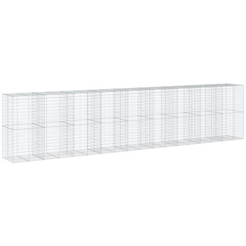  Gabionska ko&amp;scaron;ara s poklopcem 900x100x200 cm pocinčano željezo Slike