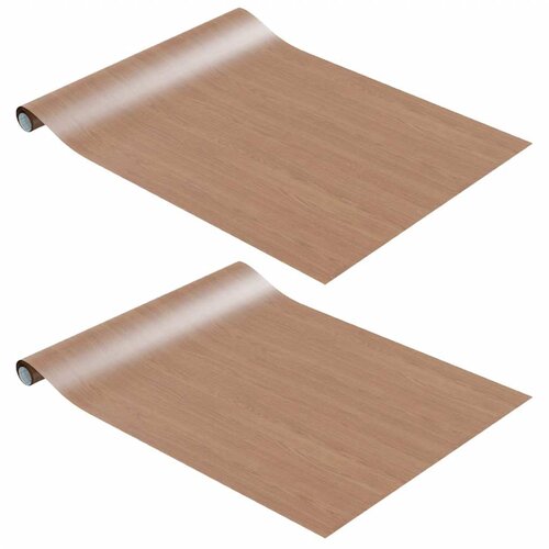  Samoljepljive folije za namje&amp;scaron;taj 2 kom smeđe 500 x 90 cm PVC Slike