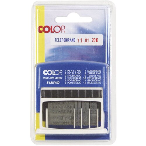  PRINTY-DATUMAR H-4MM PLUS 12 FRAZA COLOP S120/WD BLISTER Cijene