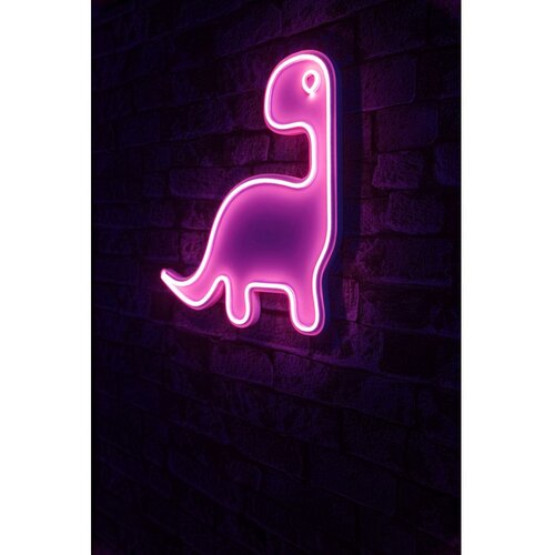 Wallity Zidna LED dekoracija Dino the Dinosaur, 375 cm, IP67, 600 lm, 12V, Roze Slike