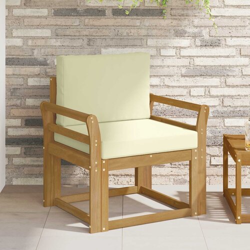  2 Komad Set vanjskih sofa Poliester Bijela i Krem Cene