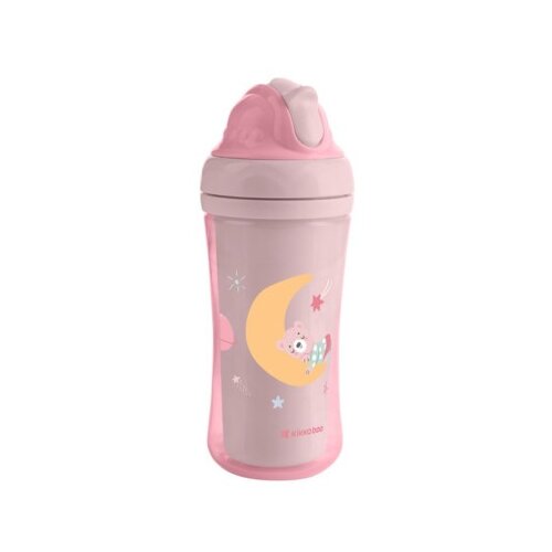 Kikka Boo Šolja sa slamkom Moony Me 220ml Pink ( KKB31079 ) Cene