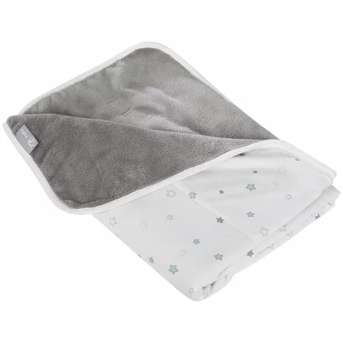 Roba Bijela/siva pamučna deka za bebe 80x80 cm Strenenzauber –