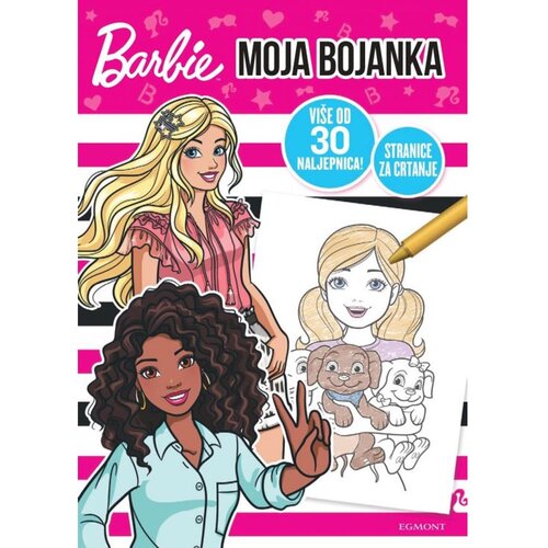 Egmont BARBIE MOJA bojanka s naljepnicama Slike