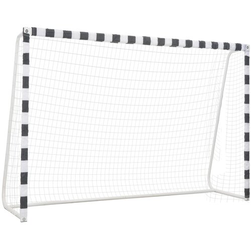 In Nogometni gol 300 x 200 x 90 cm metalni crno-bijeli Cijene