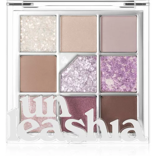 Unleashia Glitterpedia Eye Palette paleta sjenila za oči nijansa All of Lavender Fog 6,6 g