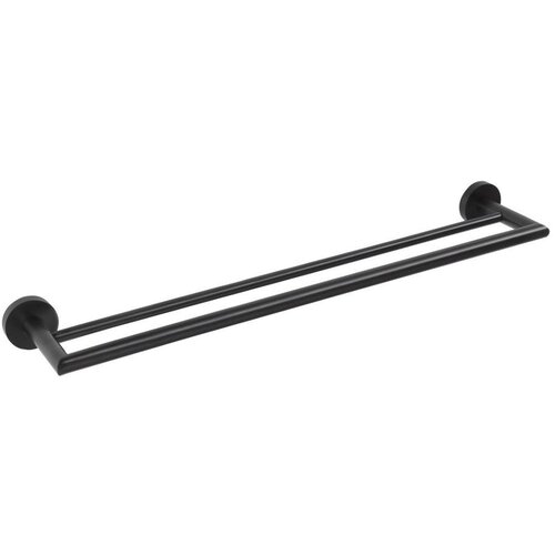 Sapho crni mjedeni držač ručnika x-round, &amp;scaron;irine 65 cm Slike
