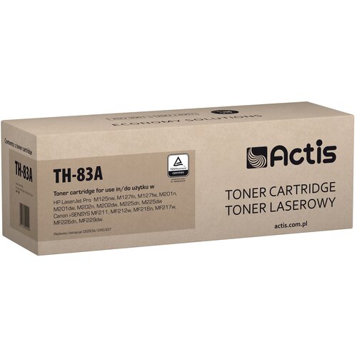 Actis TH-83A Toner (replacement for HP 83A CF283A, Canon CRG-737; Standard; 1500 pages; black) Cijene