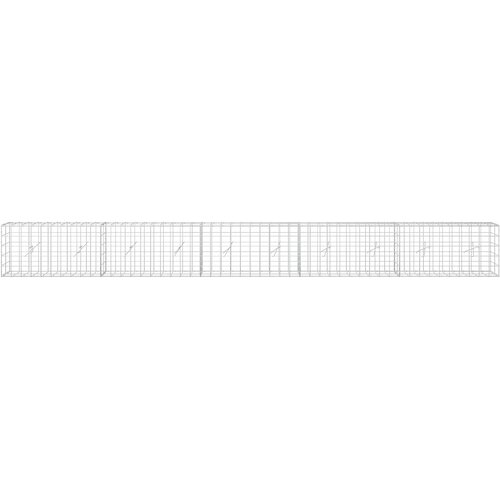  Gabion s žicom debljine 5 mm i mrežom 10x10 cm 500x20x50 cm Slike